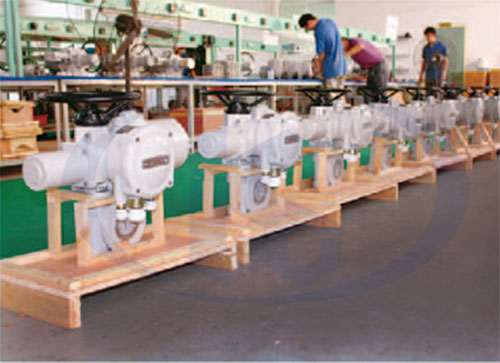 電動執(zhí)行器生產(chǎn)中