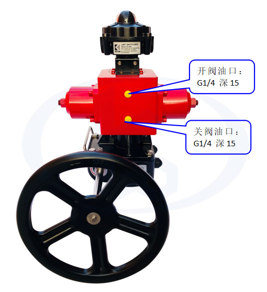 液動執(zhí)行器液壓接口圖