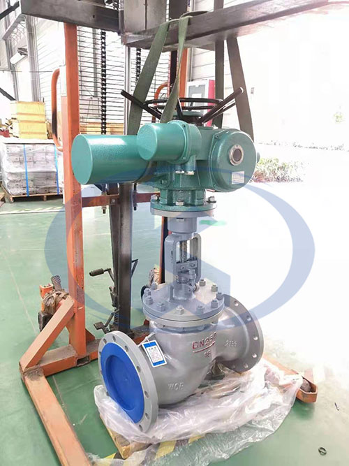 電動(dòng)截止閥打包中