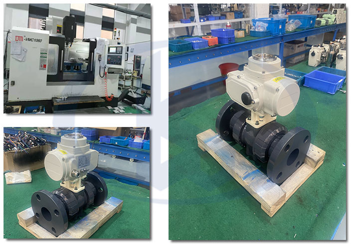 電動(dòng)PP球閥車(chē)間一角