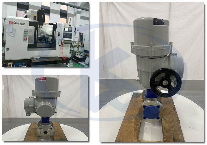 電動(dòng)切斷球閥車間一角